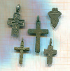 Нательные крестики  5 штук