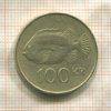 100 крон. Исландия 1995г