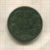 1 эре. Швеция 1857г