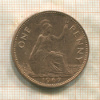 1 пенни. Великобритания 1967г