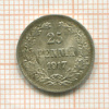 25 пенни. 1917г