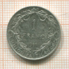 1 франк. Бельгия 1911г