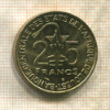 25 франков. Западная Африка 2002г