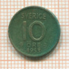 10 эре. Швеция 1953г