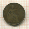 1 пенни. Великобритания 1905г