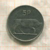 5 пенсов. Ирландия 1976г