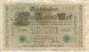 1000 марок. Германия 1910г