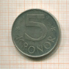 5 крон. Швеция 1984г