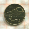 5 вату. Вануату 2009г