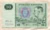 10 крон. Швеция 1972г