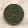 1 фартинг. Великобритания 1905г