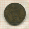 1 пенни. Великобритания 1917г