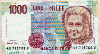 1000 лир. Италия