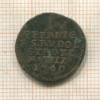 1 пфенниг. Шварцбург-Рудольфштадт 1760г