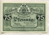 Нотгельд. 75 пфеннигов. Германия