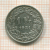 1 франк. Швейцария 1921г