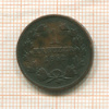 1 крейцер. Баден 1852г