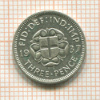 3 пенса. Великобритания 1937г
