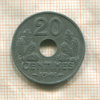 20 сантимов. Франция 1941г