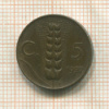 5 сантимов. Италия 1927г