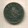 2 франка. Монако 1979г