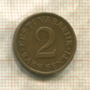 2 сенти. Эстония 1934г