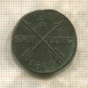 1/4 скиллинга. Швеция 1806г