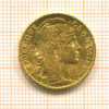 20 франков. Франция. Вес 6,49 гр. 1900г