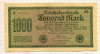 1000 марок. Германия 1922г