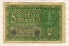 50 марок. Германия 1919г