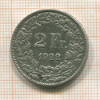2 франка. Швейцария 1922г