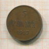 5 пенни 1917г