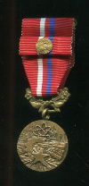 Mедаль "За заслуги в развитии Социализма". Чехословакия