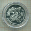 КОПИЯ МОНЕТЫ. 1 рубль 1991 г. Барселона. Велоспорт