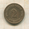 2 пфеннига. Германия 1874г
