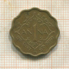 1 анна. Индия 1945г