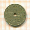 25 сантимов. Бельгия 1938г