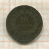 10 сантимов. Франция 1880г