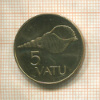 5 вату. Вануату 2009г