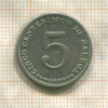 5 сантимов. Панама 1970г