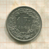 1 франк. Швейцария 1968г