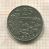 25 сантимов. Франция 1904г
