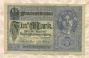 5 марок. Германия 1917г