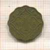 1 анна. Индия 1943г