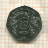 10 шиллингов. Уганда 1987г