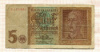 5 марок. Германия 1942г