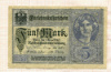5 марок. Германия 1917г