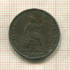 1 фартинг. Великобритания 1845г