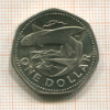 1 доллар. Барбадос 1973г