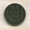 25 сантимов. Люксембург 1919г